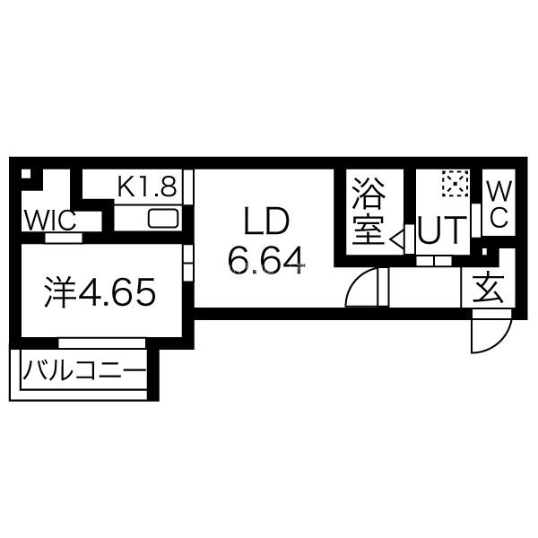 エレガンテブリッサ姪浜駅南 間取り
