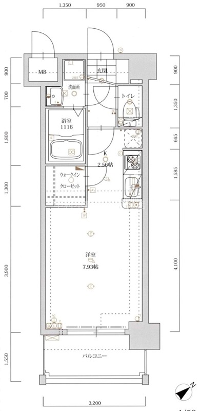 ラファセエクセレンシア呉服町 間取り