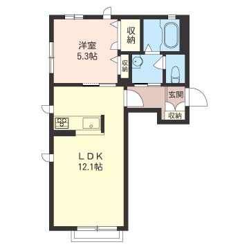 スタージュ草加 間取り図