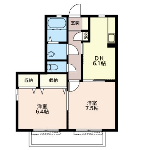 カサベルテＡ 間取り図