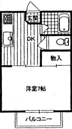ベルノーブル 101号室 間取り