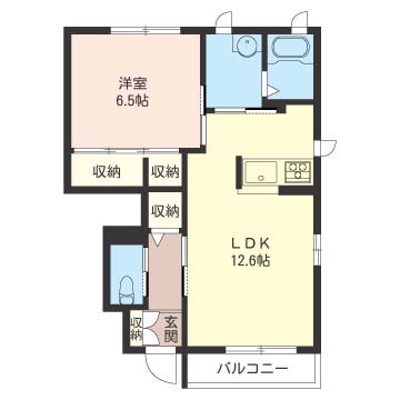 フォントデネージュⅢ 間取り図
