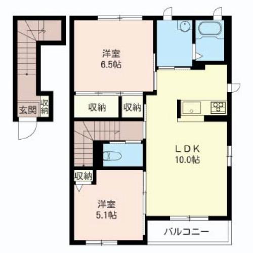 グランツＡ 203号室 間取り