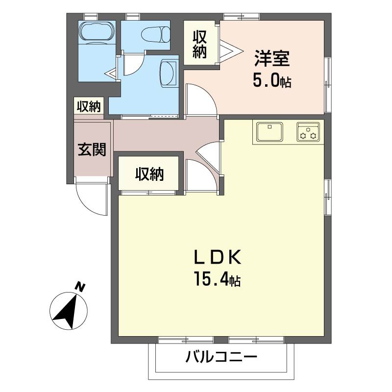 エステートコーワＢ 間取り図