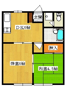 サマックスベル 103号室 間取り