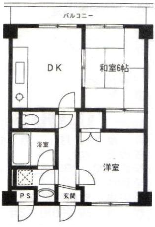 リヴェール谷塚 間取り図