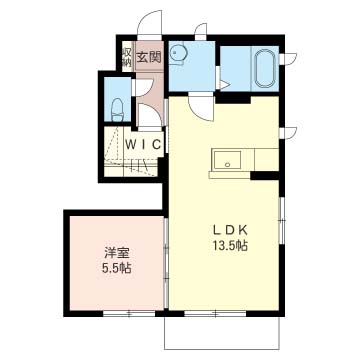 グリュックＢ 間取り図