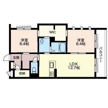 グランシャレ 間取り図