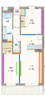 トップステージ谷塚 102号室 間取り