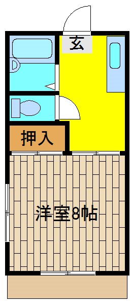 セントラルアベニューA 間取り