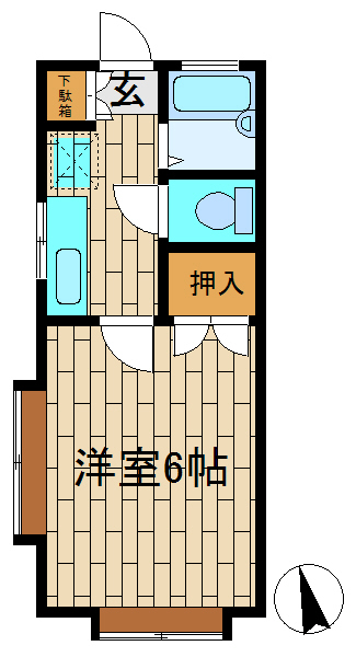 ヴァンベール仲町 間取り