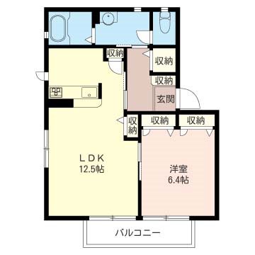 ラフィネB 間取り