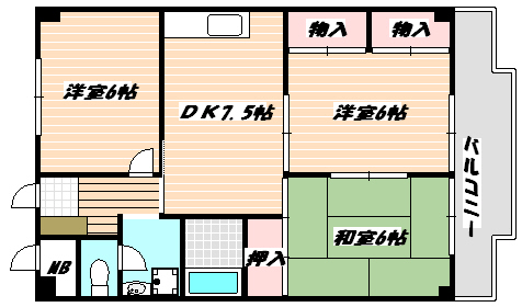 プルミエール西船 間取り