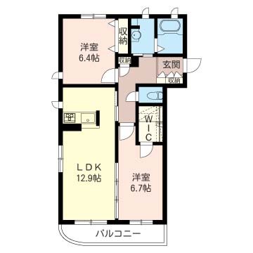 パティオ５番館 間取り