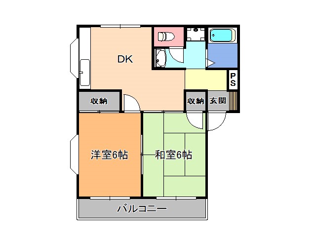 シャルマン増渕Ⅱ 間取り
