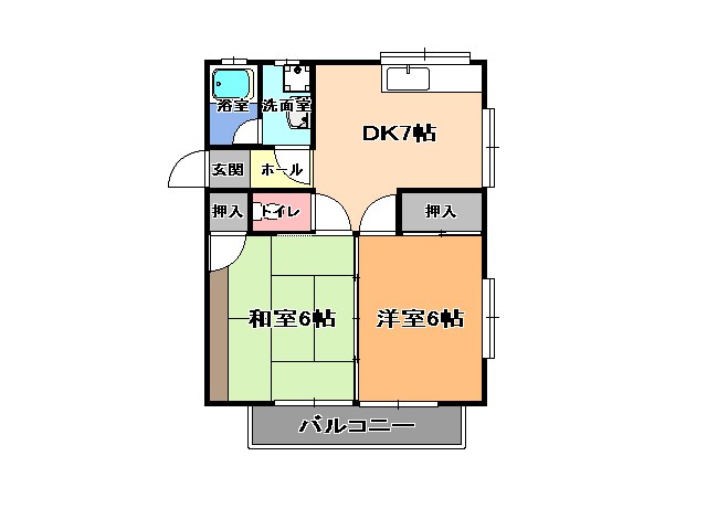 ウエストハイツ増渕A棟 間取り