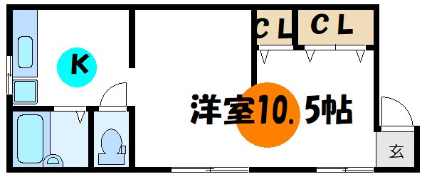 メゾンブラン中島 間取り図