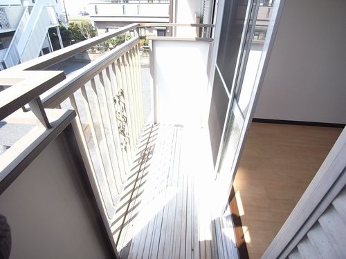 田村コーポ ベランダ