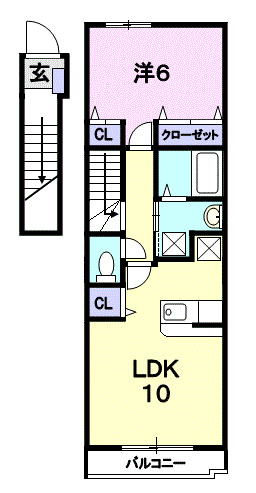 アヴニール 間取り図