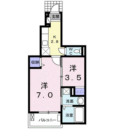 ルミエールⅡ 間取り図