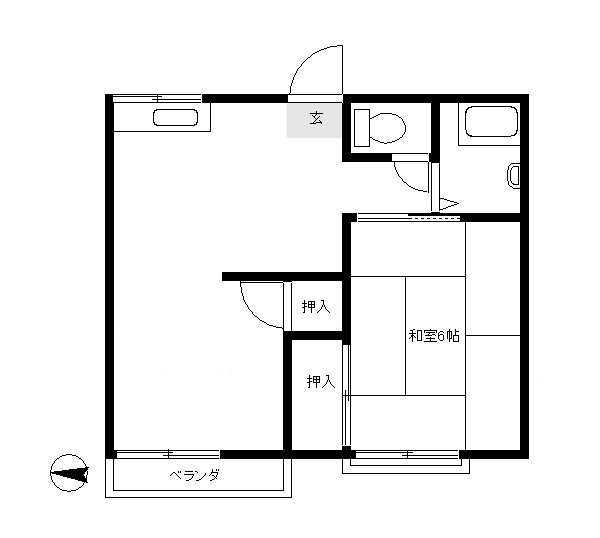 グランデュール湘南A 間取り