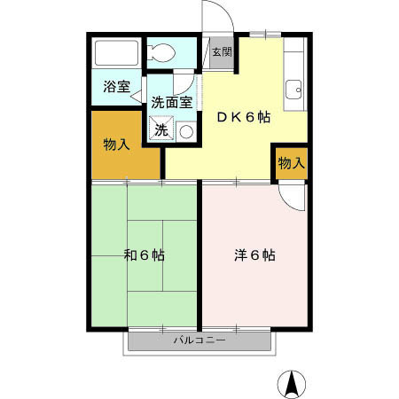 ルミエールミツトヨB 間取り