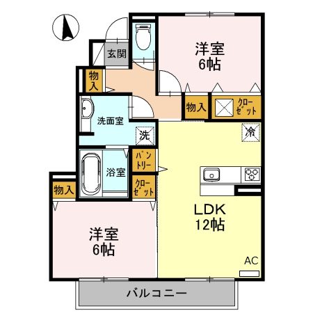 サニーサイド聖蹟1 間取り