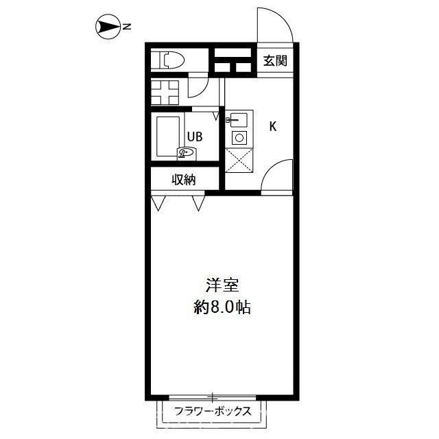 アムールYUGI 間取り