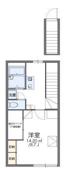 レオパレスピュアブリーズ 間取り