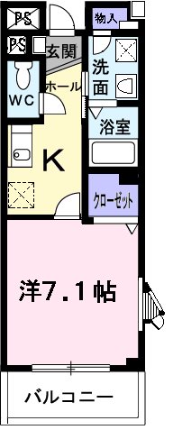 エスポワール秋川 間取り