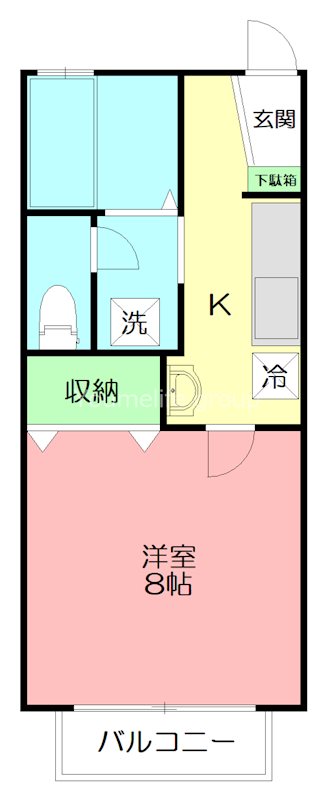 サンモリッツ 203号室 間取り