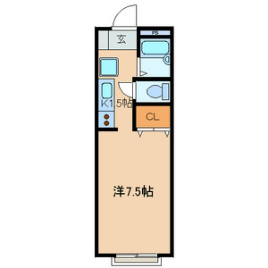 Forest愛甲石田 203号室 間取り