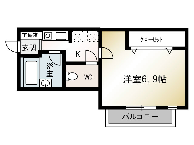マーレ　ＴＡＫＥＩ　参番館 301号室 間取り