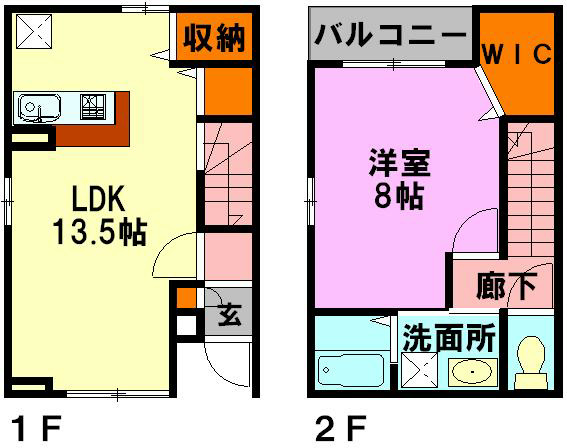 みかも中原  101号室 間取り