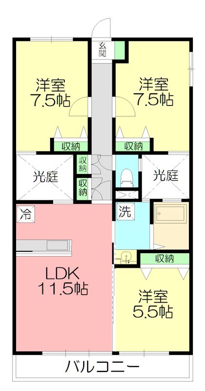 ルミエール高橋 間取り