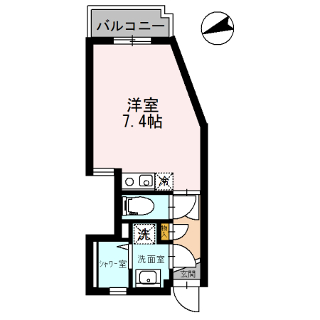 フェニックス厚木 206号室 間取り