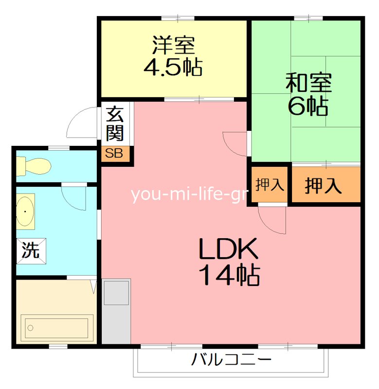 ウィンディ笹尾 間取り