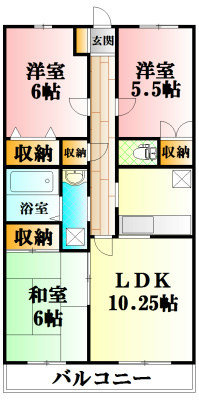 若宮ビル 302号室 間取り