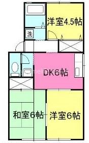 オレンジハイム 201号室 間取り