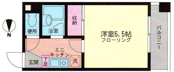 ラ・ルーン茅ヶ崎 4号室 間取り