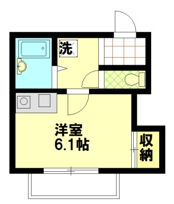 KANALOA 102号室 間取り