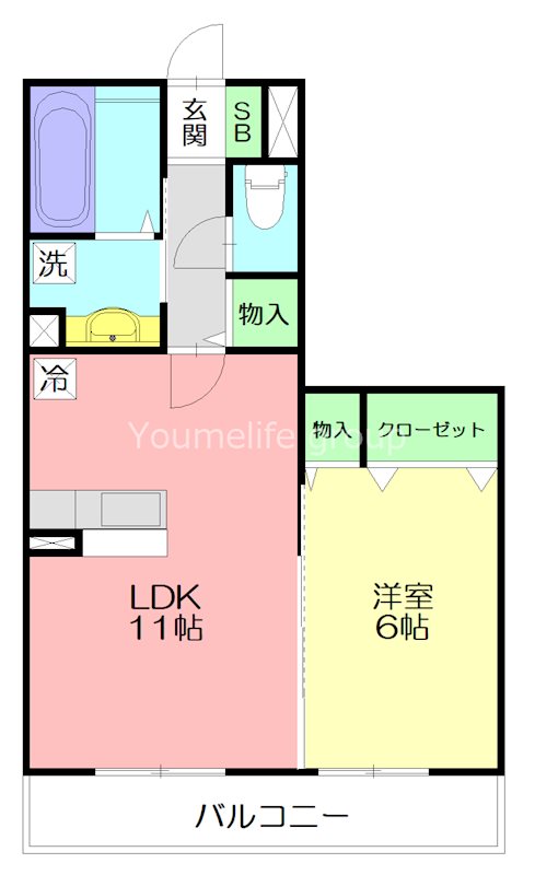 パークサイドレジデンス湘南 302号室 間取り
