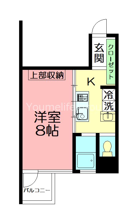 VIVANT 502号室 間取り