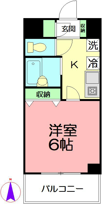 ルート藤沢 703号室 間取り
