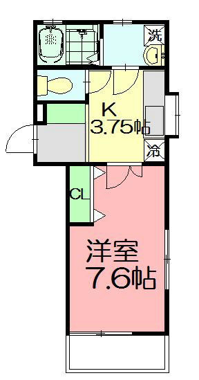 グリーンテラス湘南2 211号室 間取り