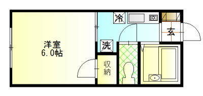 アネックスヒルズ 102号室 間取り