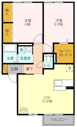 グランド　ソレーユ 202号室 間取り
