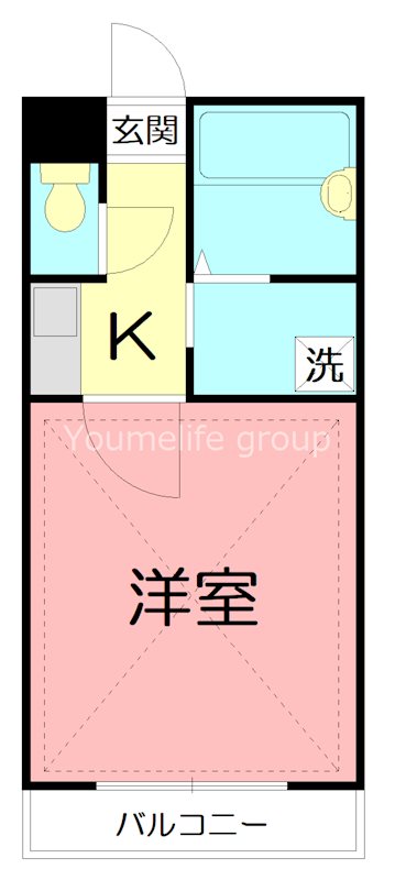 ウインドビラ 103号室 間取り