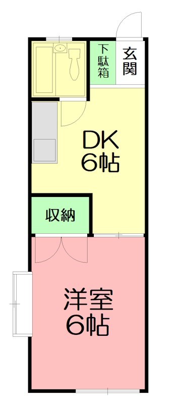 新田ハイツ 間取り