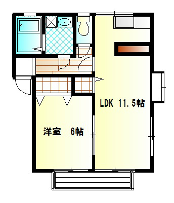 エクセハイム 101号室 間取り